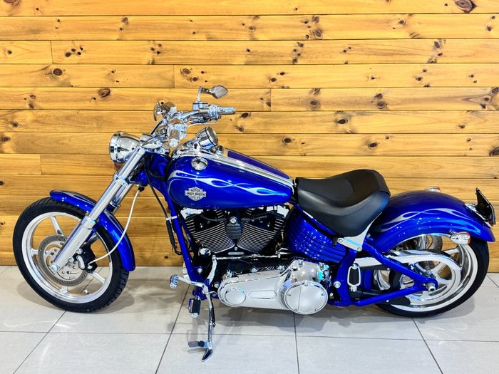 2008 Harley-davidson FXCWC ROCKER CUSTOM Blue