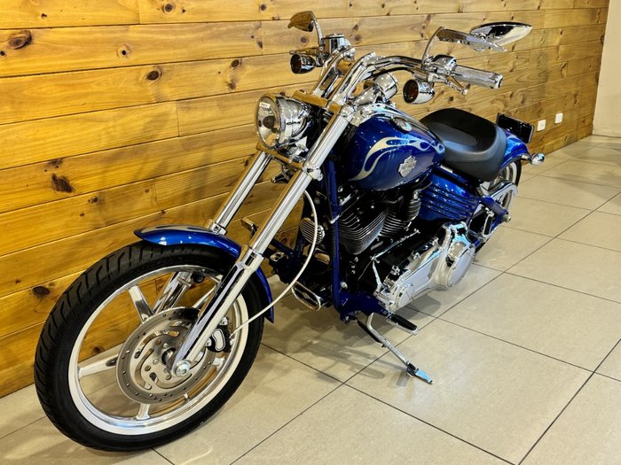 2008 Harley-davidson FXCWC ROCKER CUSTOM Blue