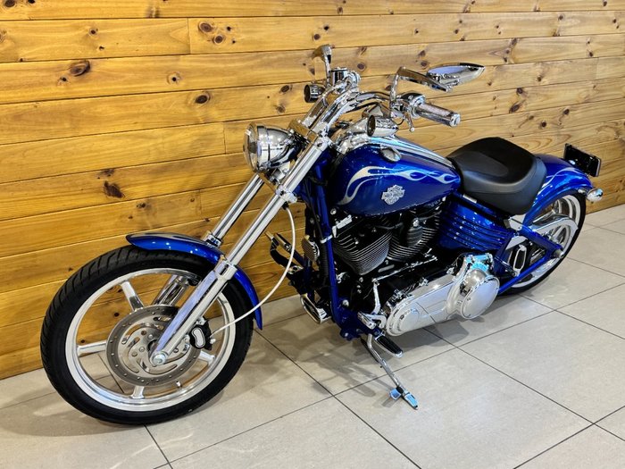 2008 Harley-davidson FXCWC ROCKER CUSTOM Blue