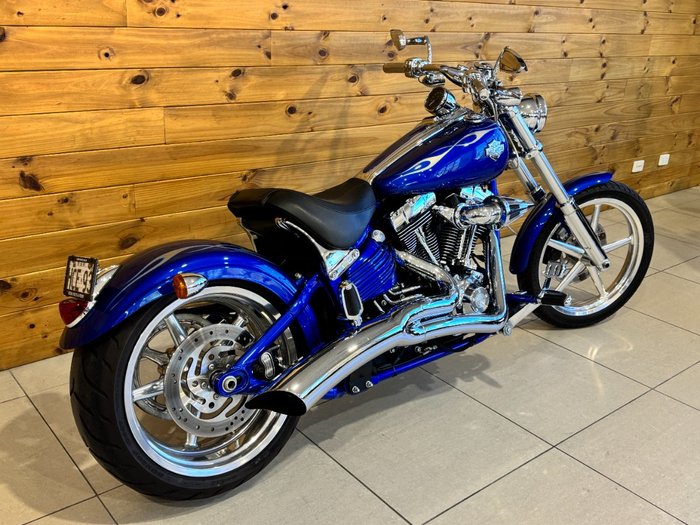 2008 Harley-davidson FXCWC ROCKER CUSTOM Blue