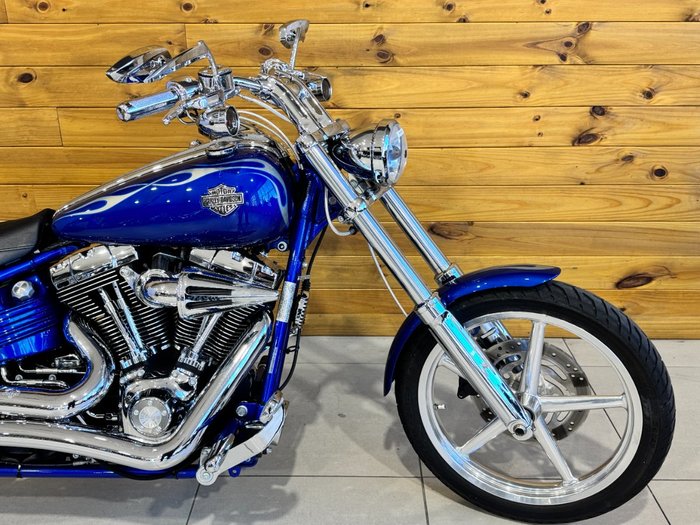 2008 Harley-davidson FXCWC ROCKER CUSTOM Blue