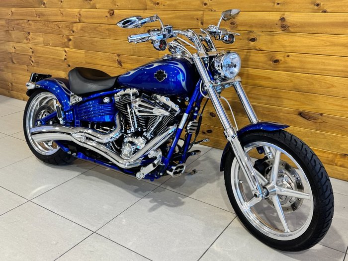 2008 Harley-davidson FXCWC ROCKER CUSTOM Blue