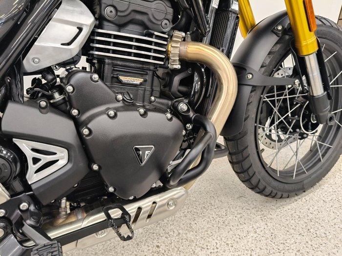 2026 Triumph SCRAMBLER 400 XC Storm Grey