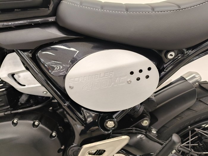 2026 Triumph SCRAMBLER 400 XC Storm Grey