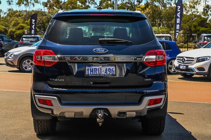 2022 Ford Everest Trend UA II MY21.75 4X4 Dual Range Deep Crystal Blue