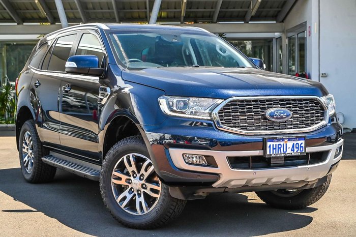 2022 Ford Everest Trend UA II MY21.75 4X4 Dual Range Deep Crystal Blue