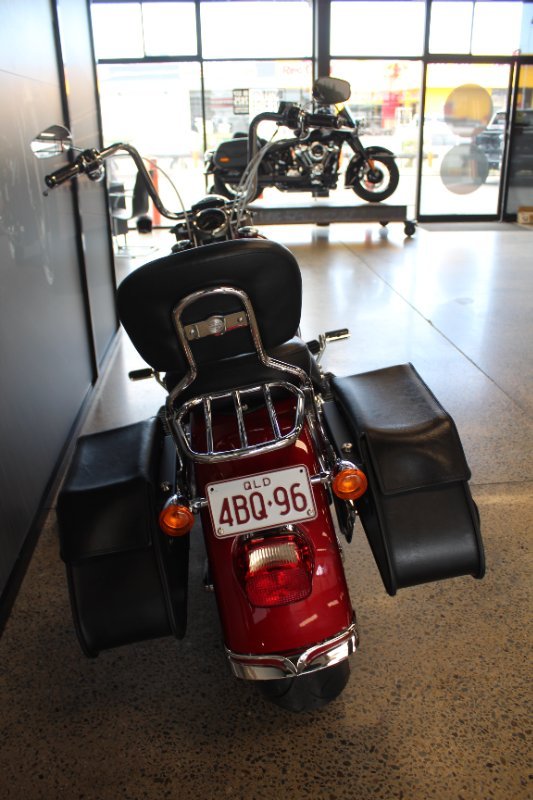 2007 Harley-davidson FLSTF FAT BOY RED