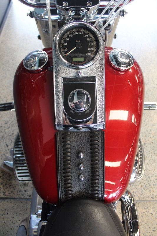 2007 Harley-davidson FLSTF FAT BOY RED