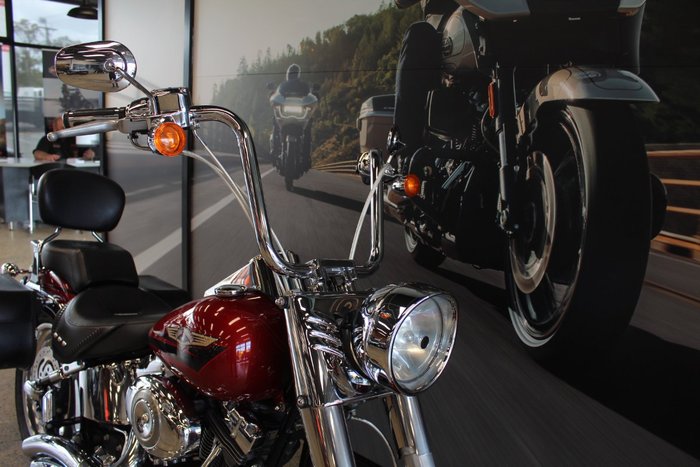 2007 Harley-davidson FLSTF FAT BOY RED