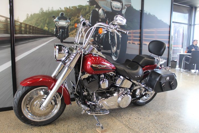 2007 Harley-davidson FLSTF FAT BOY RED