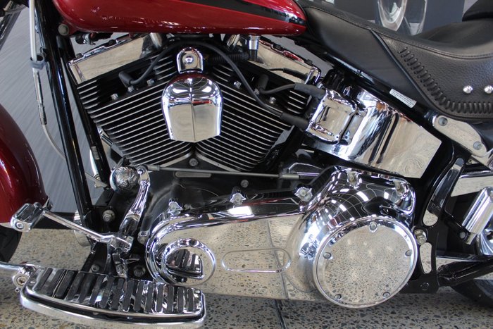 2007 Harley-davidson FLSTF FAT BOY RED