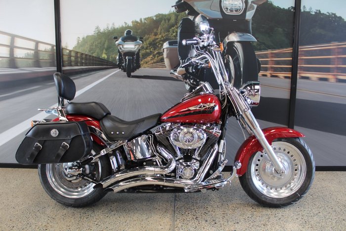 2007 Harley-davidson FLSTF FAT BOY RED