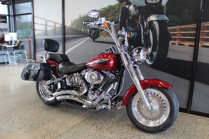 2007 Harley-davidson FLSTF FAT BOY RED