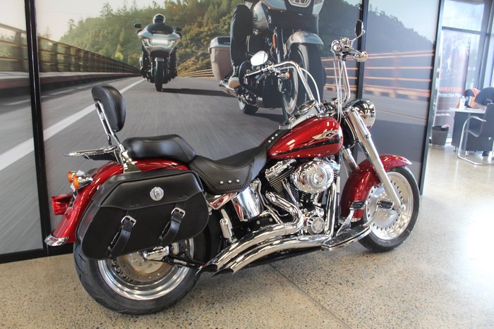 2007 Harley-davidson FLSTF FAT BOY RED