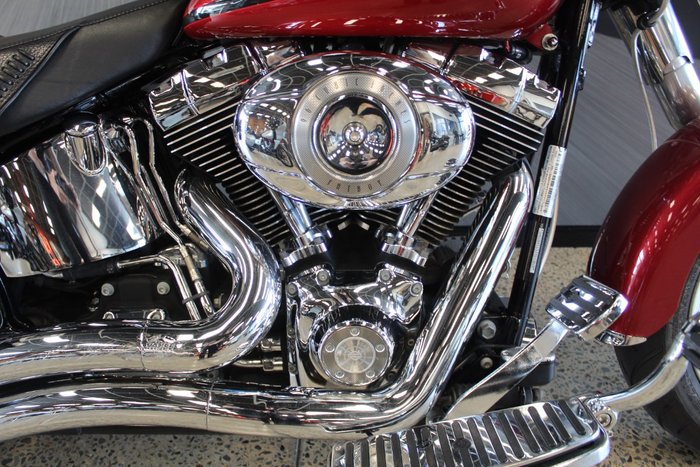 2007 Harley-davidson FLSTF FAT BOY RED