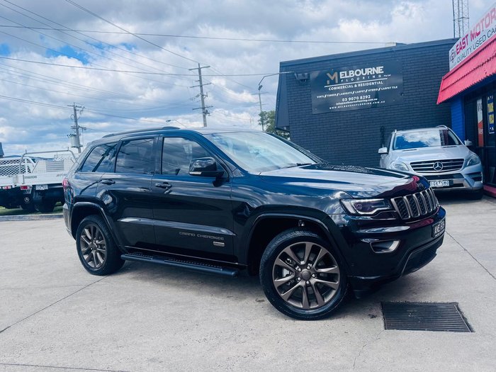 2016 Jeep Grand Cherokee 75th Anniversary WK MY16 4X4 Dual Range Brilliant Black