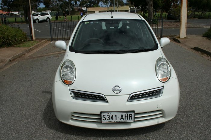 2010 Nissan Micra K12 Geneva White