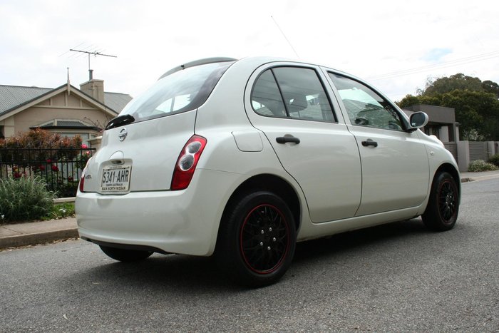 2010 Nissan Micra K12 Geneva White