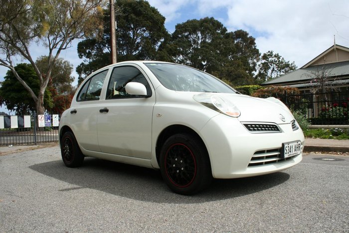 2010 Nissan Micra K12 Geneva White