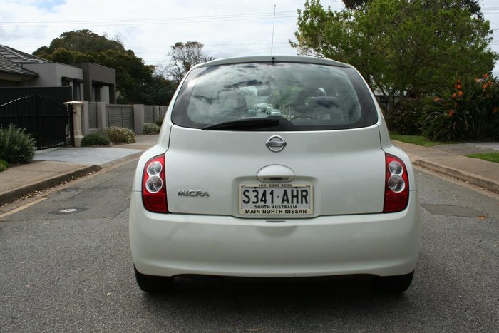 2010 Nissan Micra K12 Geneva White