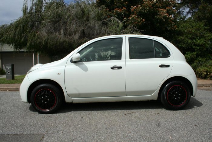 2010 Nissan Micra K12 Geneva White
