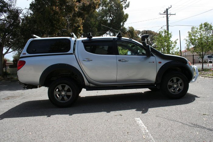 2008 Mitsubishi Triton GLX-R ML MY09 4X4 Dual Range Hamilton Silver