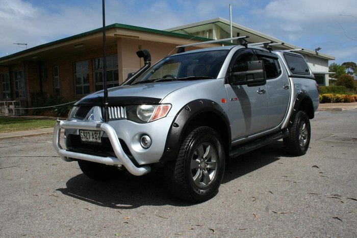 2008 Mitsubishi Triton GLX-R ML MY09 4X4 Dual Range Hamilton Silver