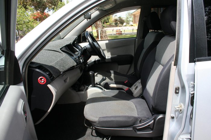 2008 Mitsubishi Triton GLX-R ML MY09 4X4 Dual Range Hamilton Silver