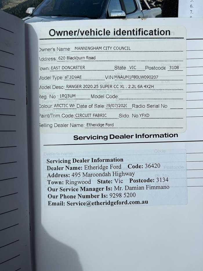 2020 Ford Ranger XL Hi-Rider PX MkIII MY20.25 4x2 Arctic White