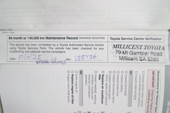 2017 Toyota Kluger GXL