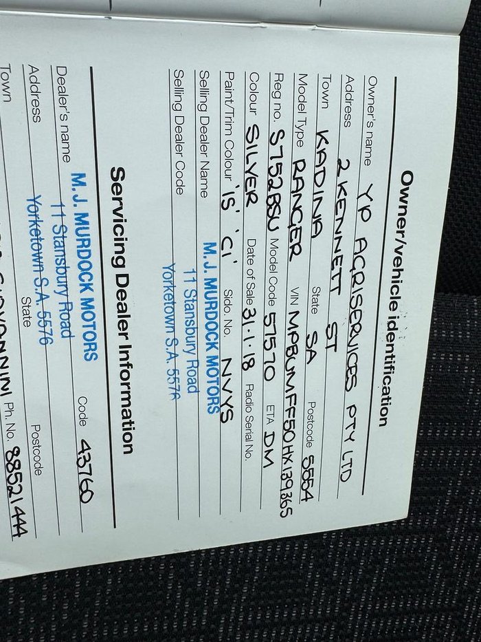 2017 Ford Ranger XLS