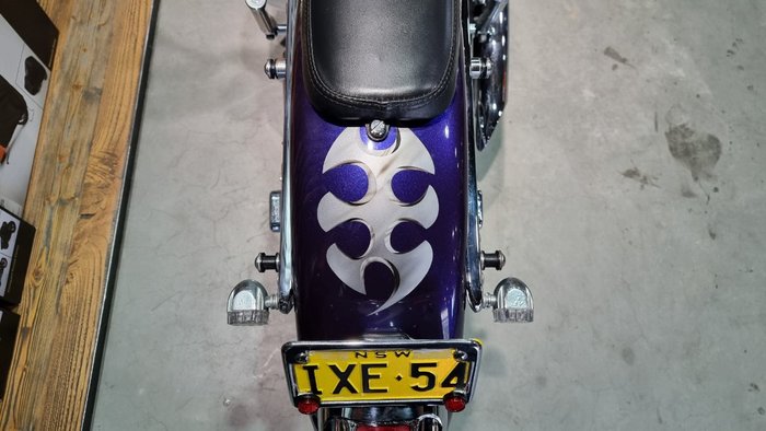 2002 Harley-davidson FLSTF FAT BOY Concord Purple