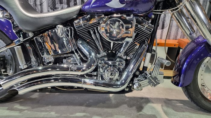 2002 Harley-davidson FLSTF FAT BOY Concord Purple