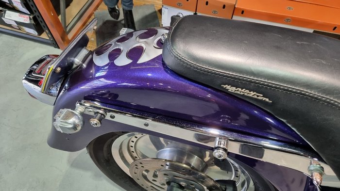 2002 Harley-davidson FLSTF FAT BOY Concord Purple