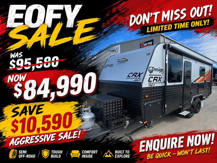 2025 Design RV Crx Semi Off Road Van 4+ 20'2''