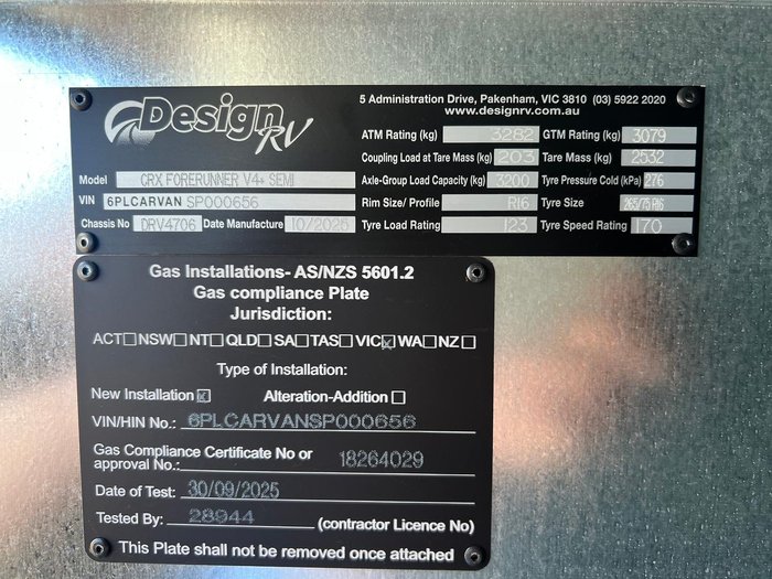 2025 Design RV Crx Semi Off Road Van 4+ 20'2''