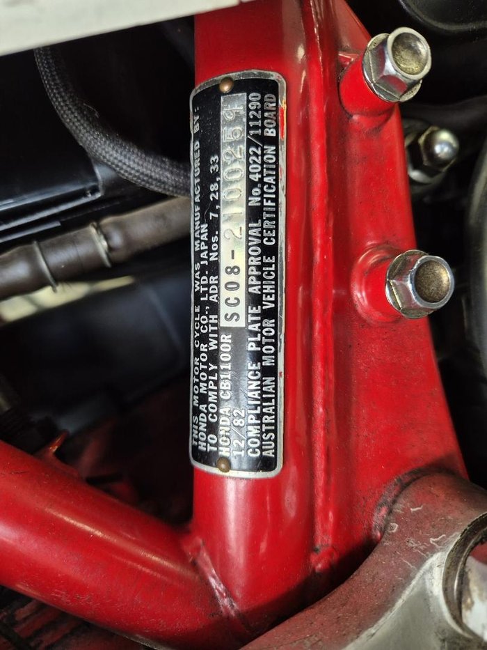 1983 Honda CB1100R CB1100 Red
