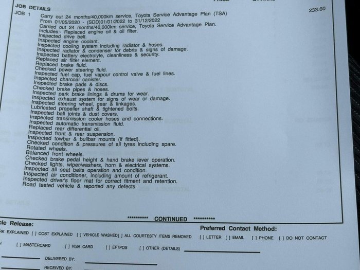 2022 Toyota Hilux Workmate