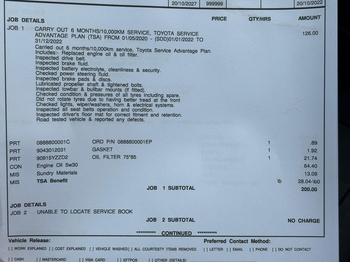 2022 Toyota Hilux Workmate