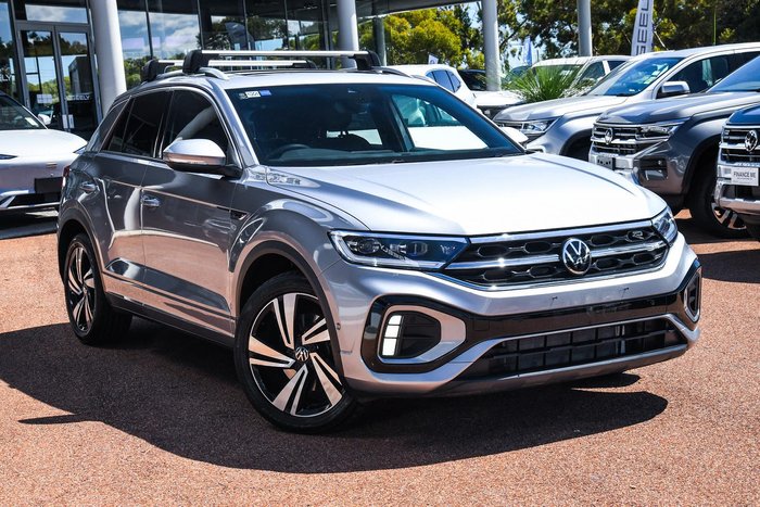 2022 Volkswagen T-Roc 140TSI R-Line D11 MY22 Four Wheel Drive Pyrite Silver