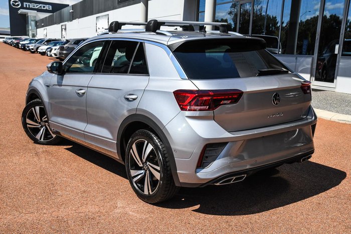 2022 Volkswagen T-Roc 140TSI R-Line D11 MY22 Four Wheel Drive Pyrite Silver