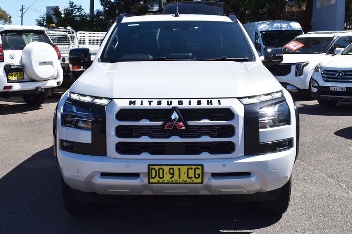 2024 Mitsubishi Triton GSR MV MY25 4X4 Dual Range White Diamond