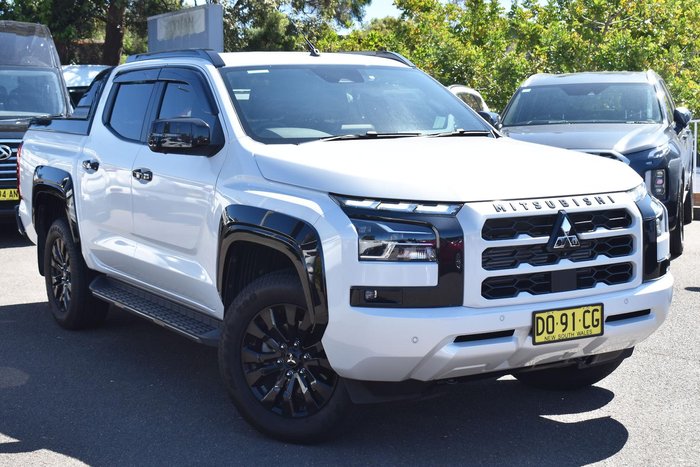 2024 Mitsubishi Triton GSR MV MY25 4X4 Dual Range White Diamond