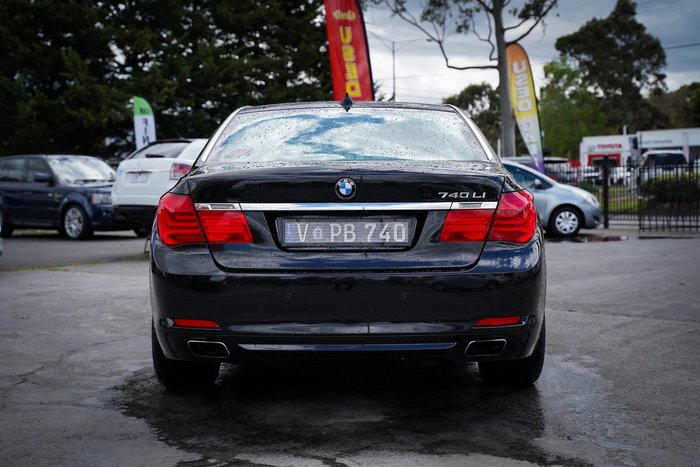2010 BMW 7 Series 740Li F02 MY10 Black Sapphire
