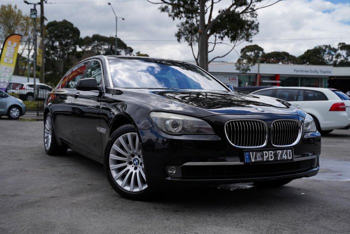 2010 BMW 7 Series 740Li F02 MY10 Black Sapphire