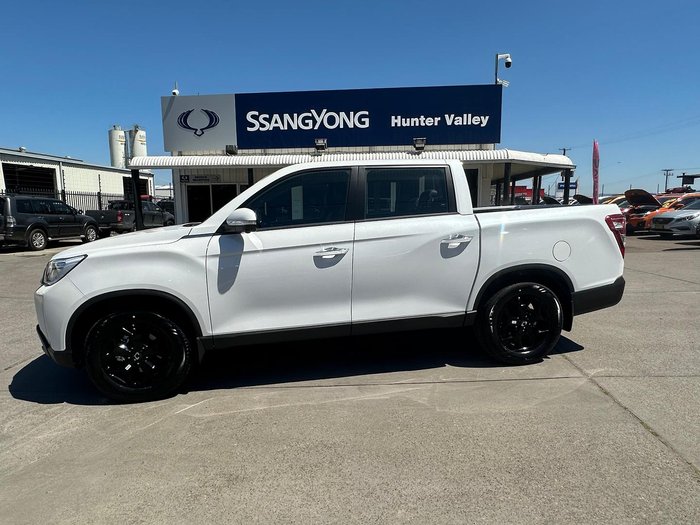 2024 SsangYong Musso Ultimate Q261 MY24 4X4 Dual Range Pearl White