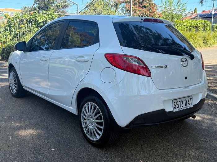2012 Mazda 2 Neo DE Series 2 MY12 Crystal White Pearl