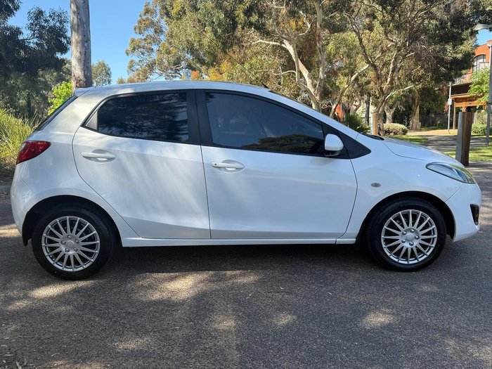 2012 Mazda 2 Neo DE Series 2 MY12 Crystal White Pearl