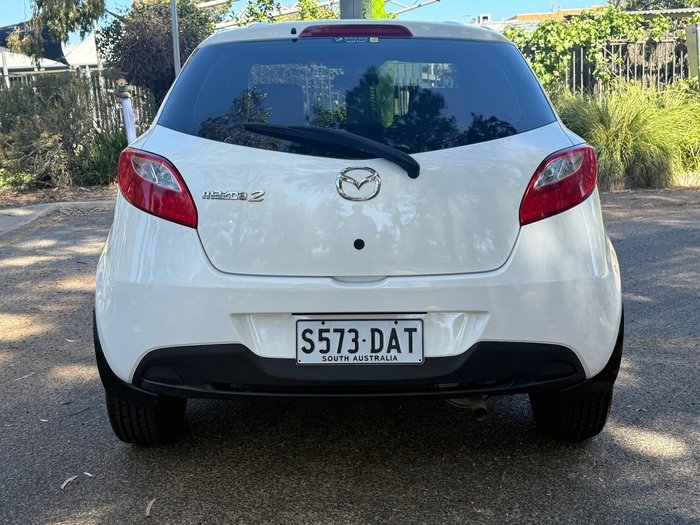 2012 Mazda 2 Neo DE Series 2 MY12 Crystal White Pearl