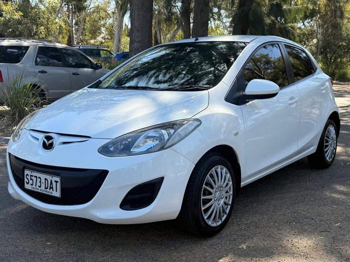 2012 Mazda 2 Neo DE Series 2 MY12 Crystal White Pearl